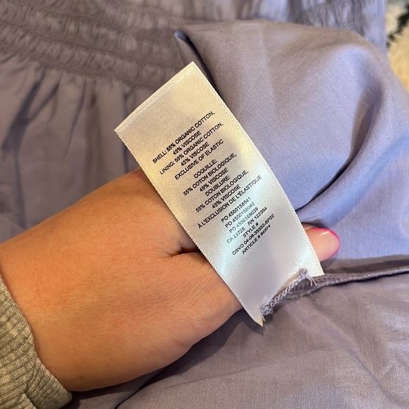 Wilfred Allegoria Poplin square neck Blue Midi Dress - Picture 8 of 8